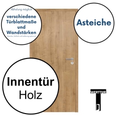 WERTTÜR Asteiche-Edition - Zimmertür mit Zarge - 21 Tage Lieferzeit