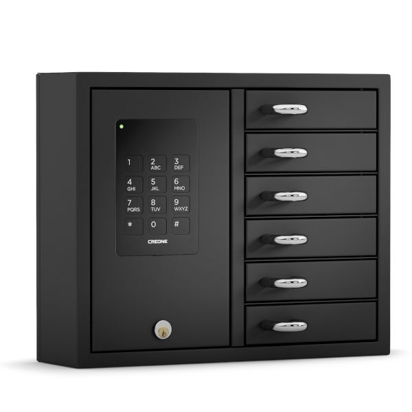 schwarze Keybox 9006 B - (Nr. 141360) BLACK Schlüsselbox mit 6
